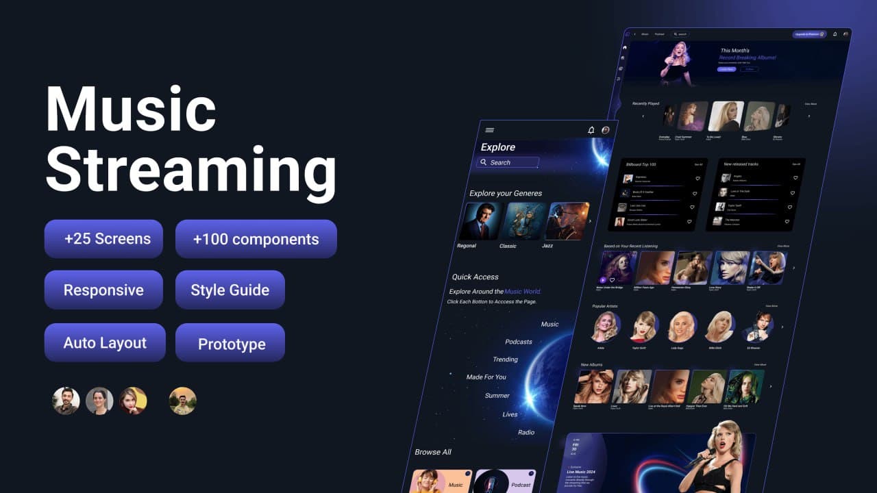 Music Streaming — دانلود و استریم موزیک