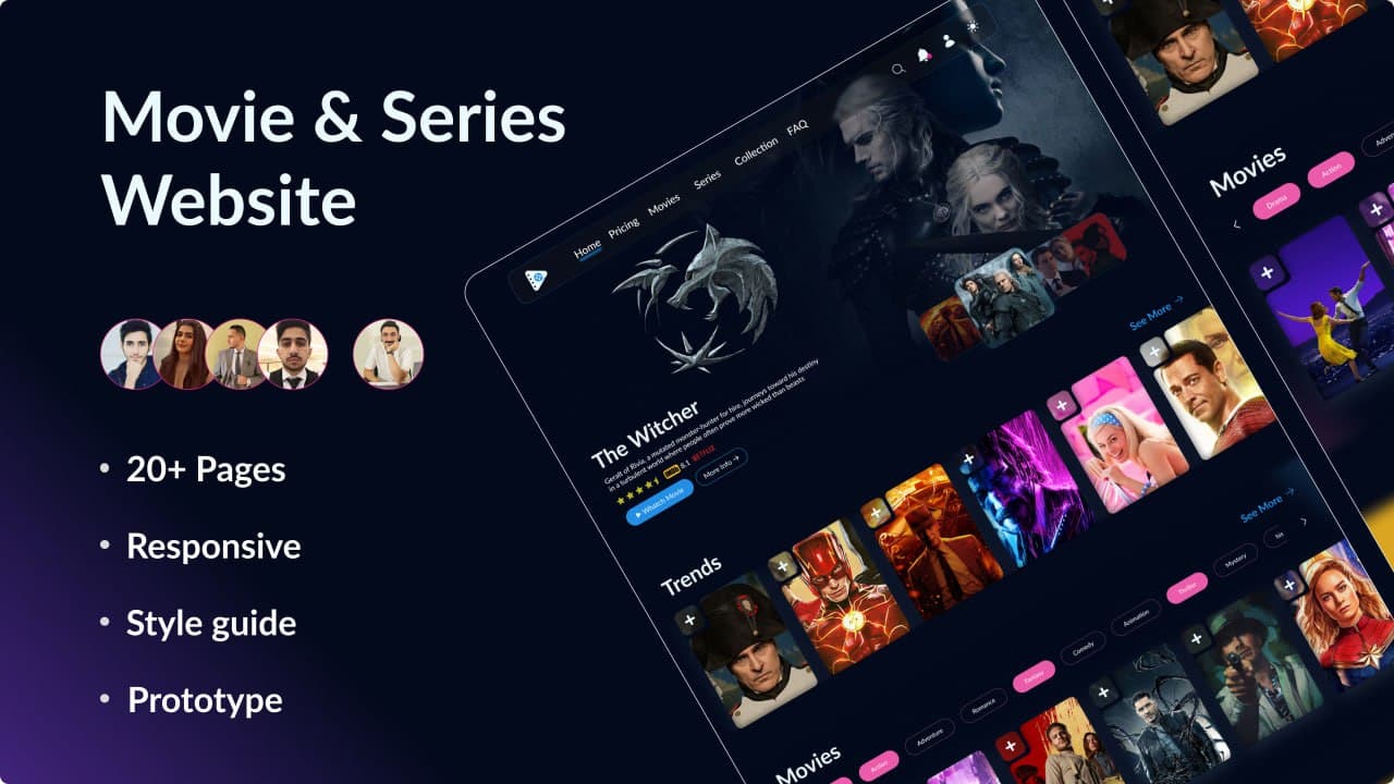 استریم فیلم و سریال — وبسایت